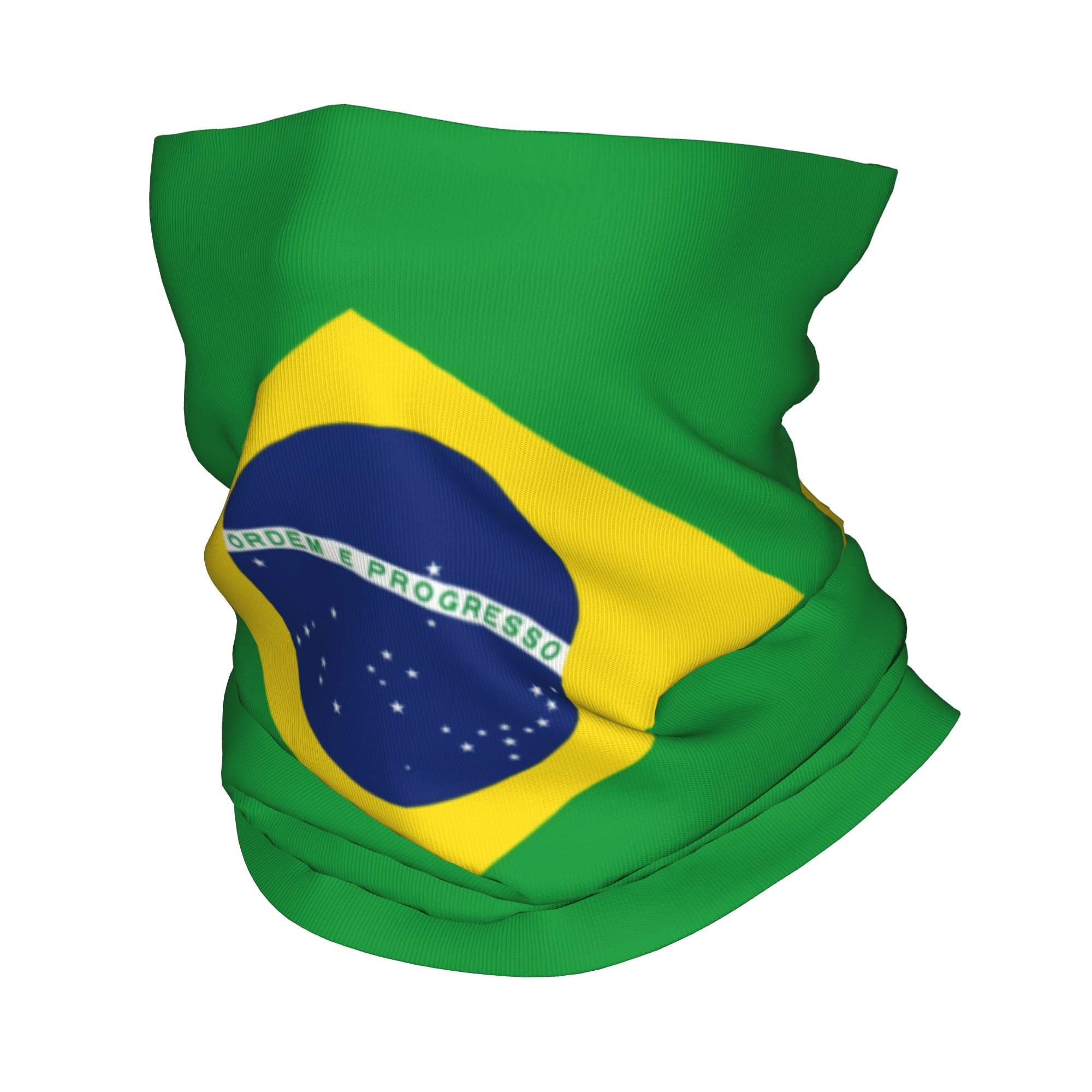 Bandana con bandera de Brasil  - Neck Gaiter Fleece reseña y precio